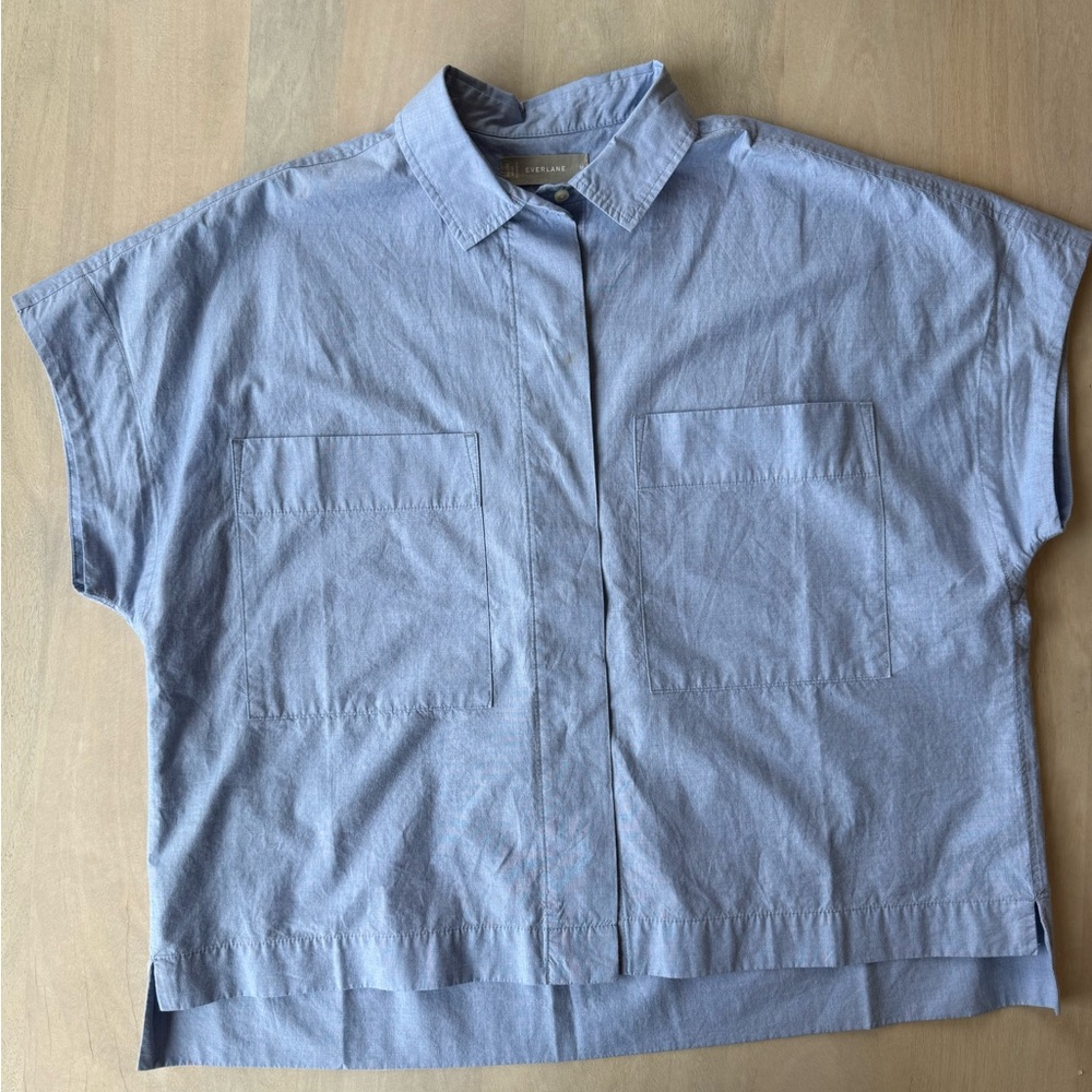 Everlane Box Crop Oxford